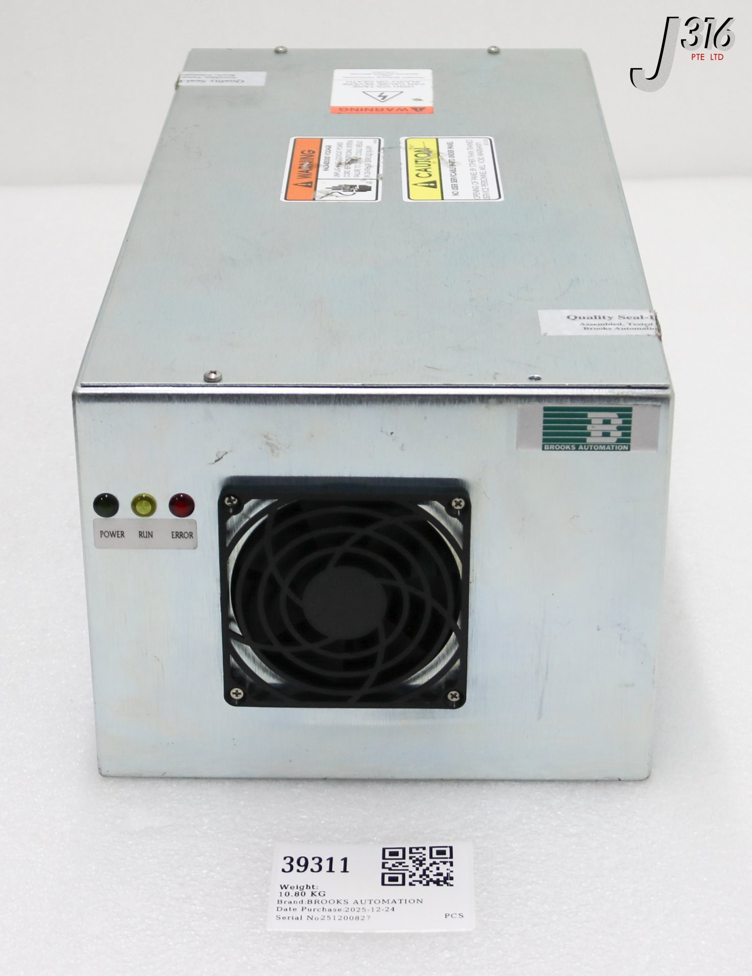 その他 sho 39311 BROOKS AUTOMATION ROBOT CONTROLLER 6-0000-1343-SP ESC-204T